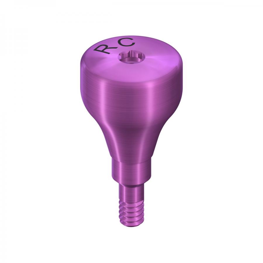RC Healing abutment, conical shape, Ø 6.5mm, H 6mm, Ti