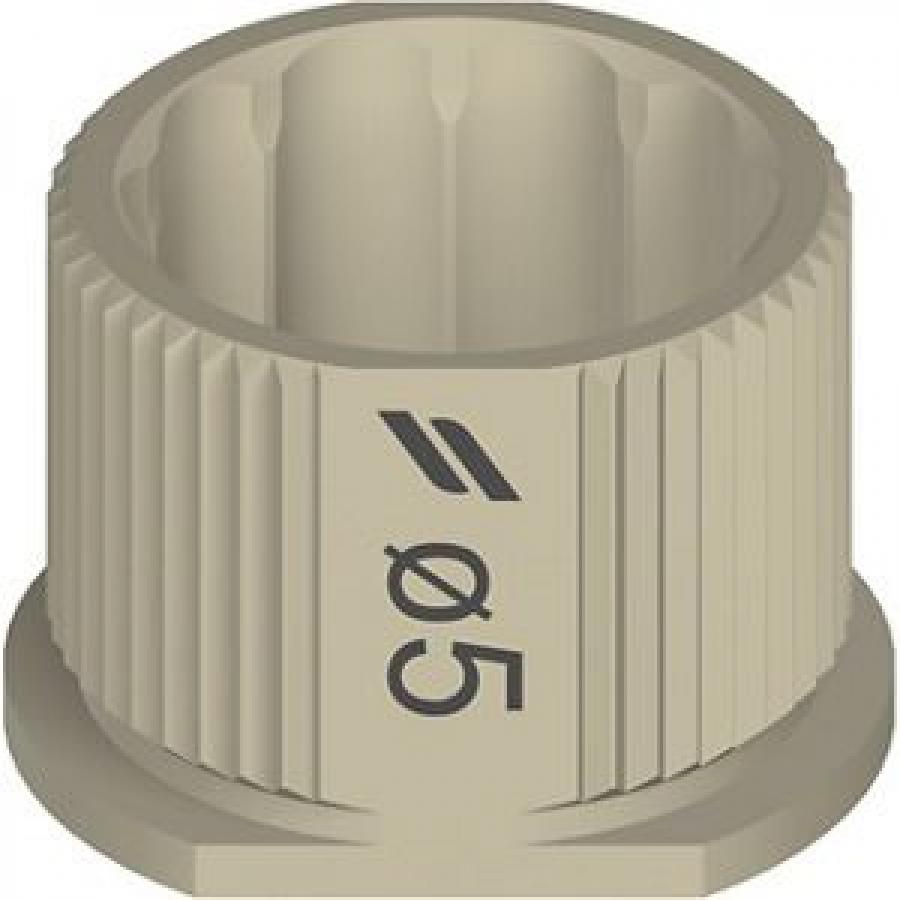 T-SLEEVE, SELF-LOCKING, GUIDED, Ø 5MM, H 5MM, PEEK