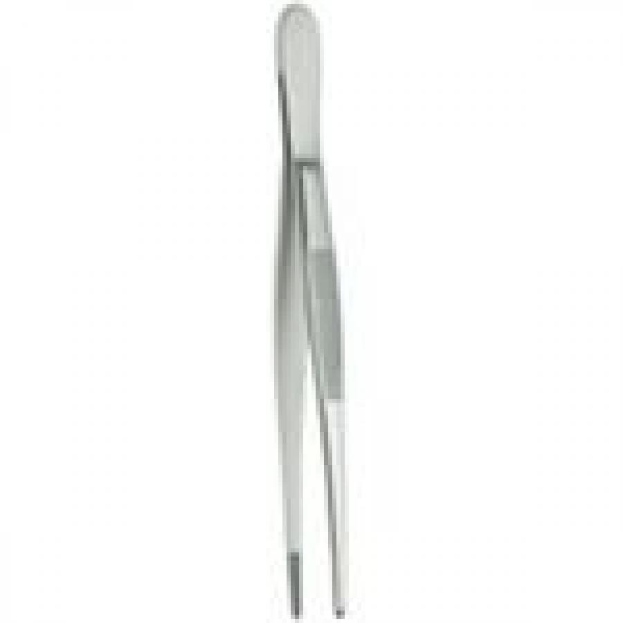 TWEEZERS WITHOUT TITANIUM PLASMA-COATED TIPS, L 105MM, STAINLESS STEEL