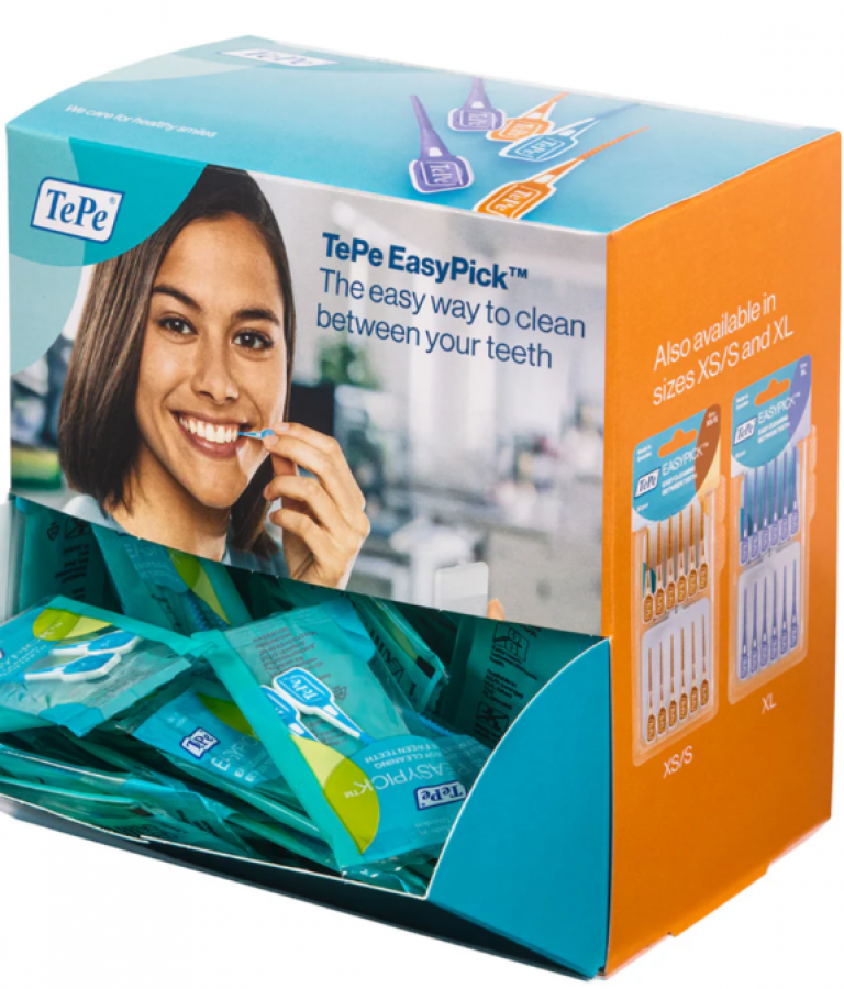 TePe EasyPick Dispenser Boxes - Blue (M/L) 200/box