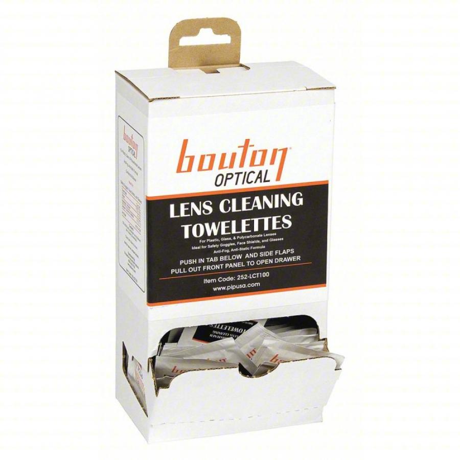 Lens Cleaning Tissues: Individually Wrapped, Anti-Fog/Anti-Static/Line-Free, 100 PK