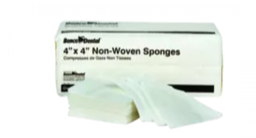 Benco Dental™ Non-Woven Non-Sterile 4-Ply Sponges 4" x 4" Case of 2000