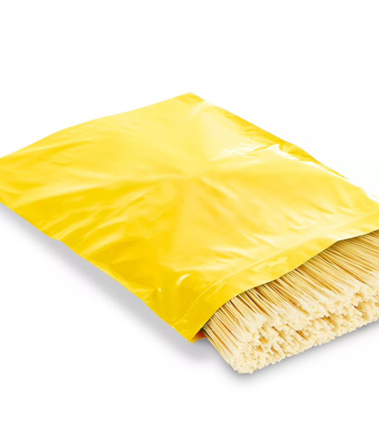12 x 15" 2 Mil Colored Reclosable Bags - Yellow (100 bags)
