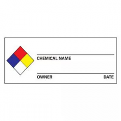 Label Hazard Comm 1-1/2x4 1000/Rl 1/Rl