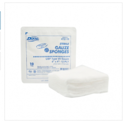 Gauze Sponge Dukal™ 4 X 4 Inch 12-Ply Sterile (CS/1280)