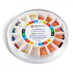 EndoSequence BC Gutta Percha + Paper Point Assortment Wheel (15-60) .04 Taper (300 Pack)