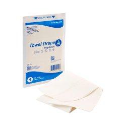General Purpose Drape dynarex® Poly Lined Towel Drape 18 W X 26 L Inch Sterile (50/BX 6BX/CS)