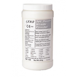 Jet Tooth Shade™ Self-Curing Acrylic Resin Powder - A3.5 (81), 1 lb Bottle