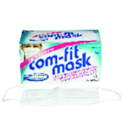 Com-Fit® Super Sensitive Earloop Masks – ASTM Level 1, White, 50/Pkg