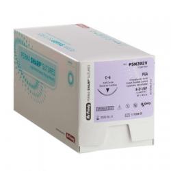 5-0 Undyed PGA Suture 18", C-17 Needle 12 mm, 3/8 Circle Reverse Cut