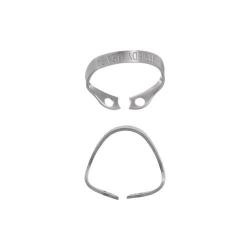 Rubber Dam Clamp #B4, Satin Steel